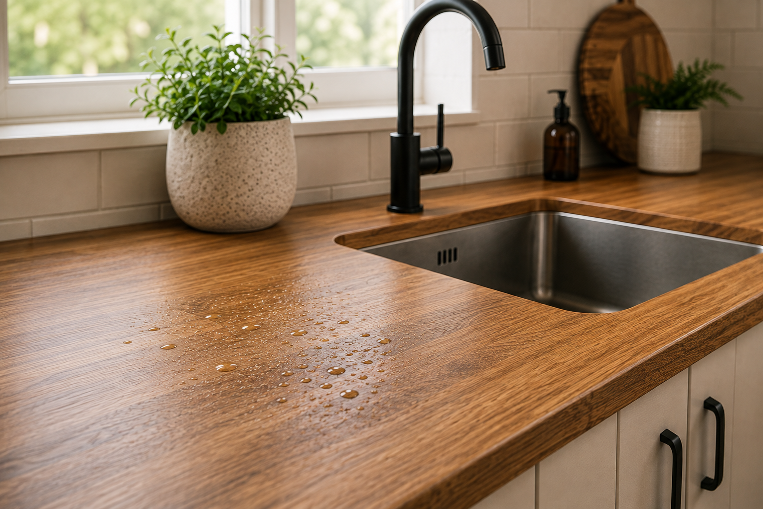 Can I use hardwax oil on a kitchen benchtop?