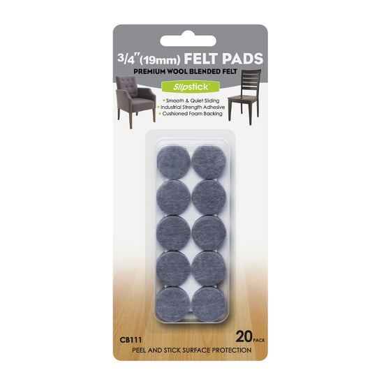 Ultra heavy duty felt pads (20pcs – 19mm diameter)