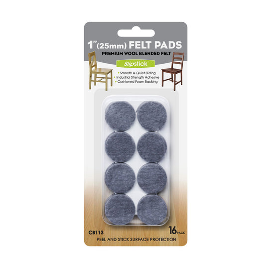 Ultra heavy duty felt pads (16pcs – 25mm diameter)