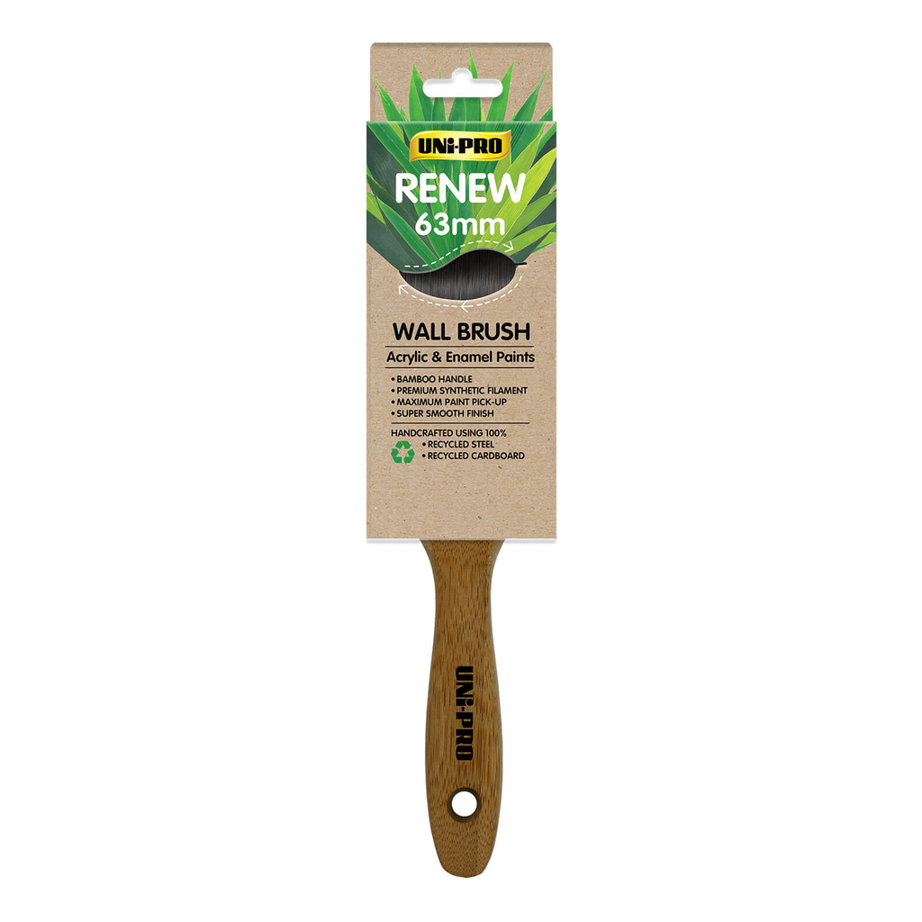 Uni-Pro Renew Bamboo handle Brush (63mm)