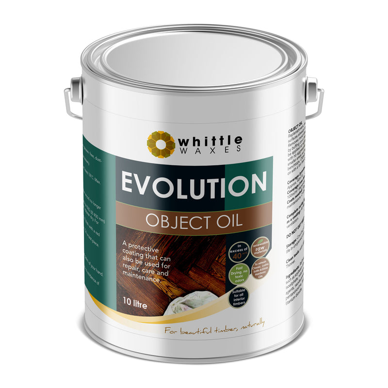 Whittle Waxes Evolution Object Oil - ideal for repair and replenishment - 10 Litre