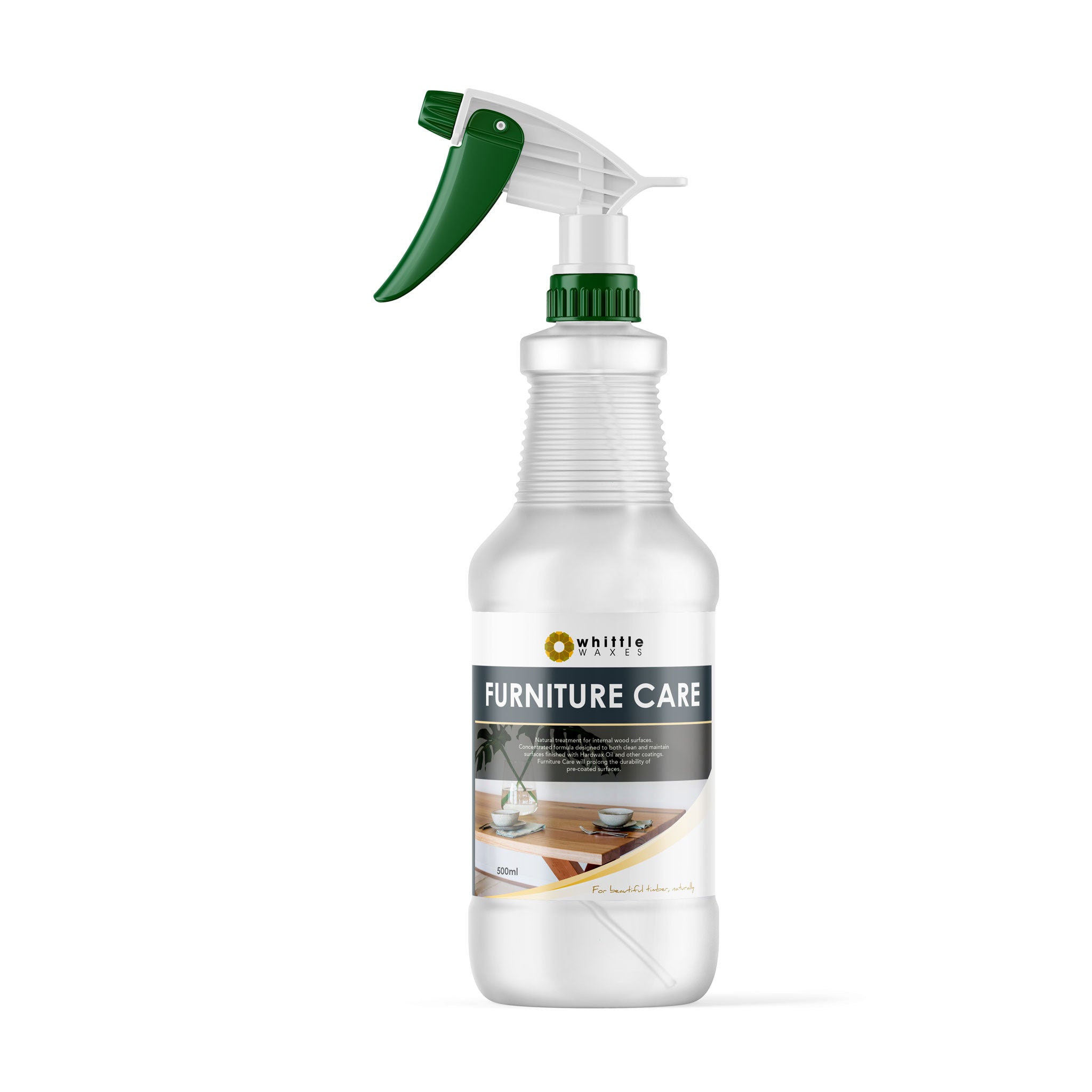 Whittle Waxes Furniture Care - cleaning and care treatment for wooden furniture - 500ml spray