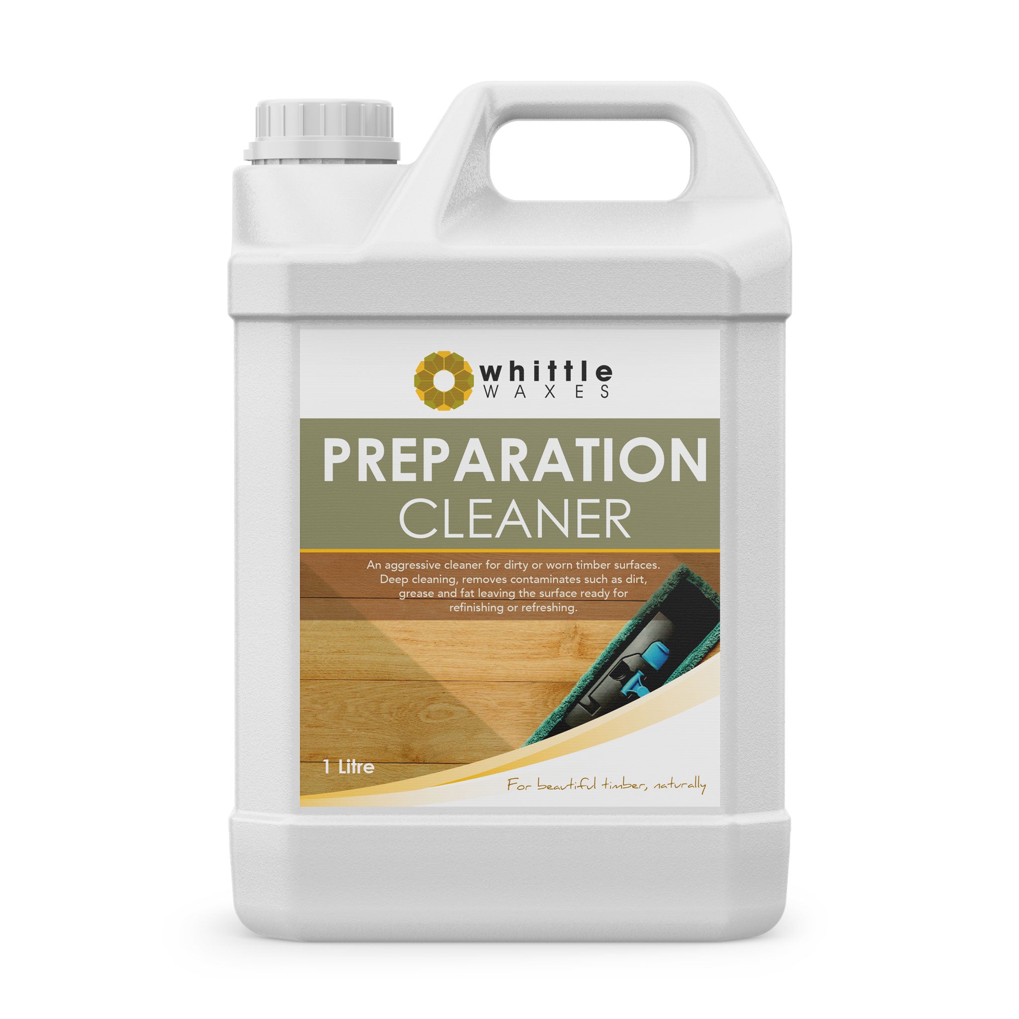 Whittle Waxes Preparation Cleaner - for a thorough cleaning of all floors - 1 Litre